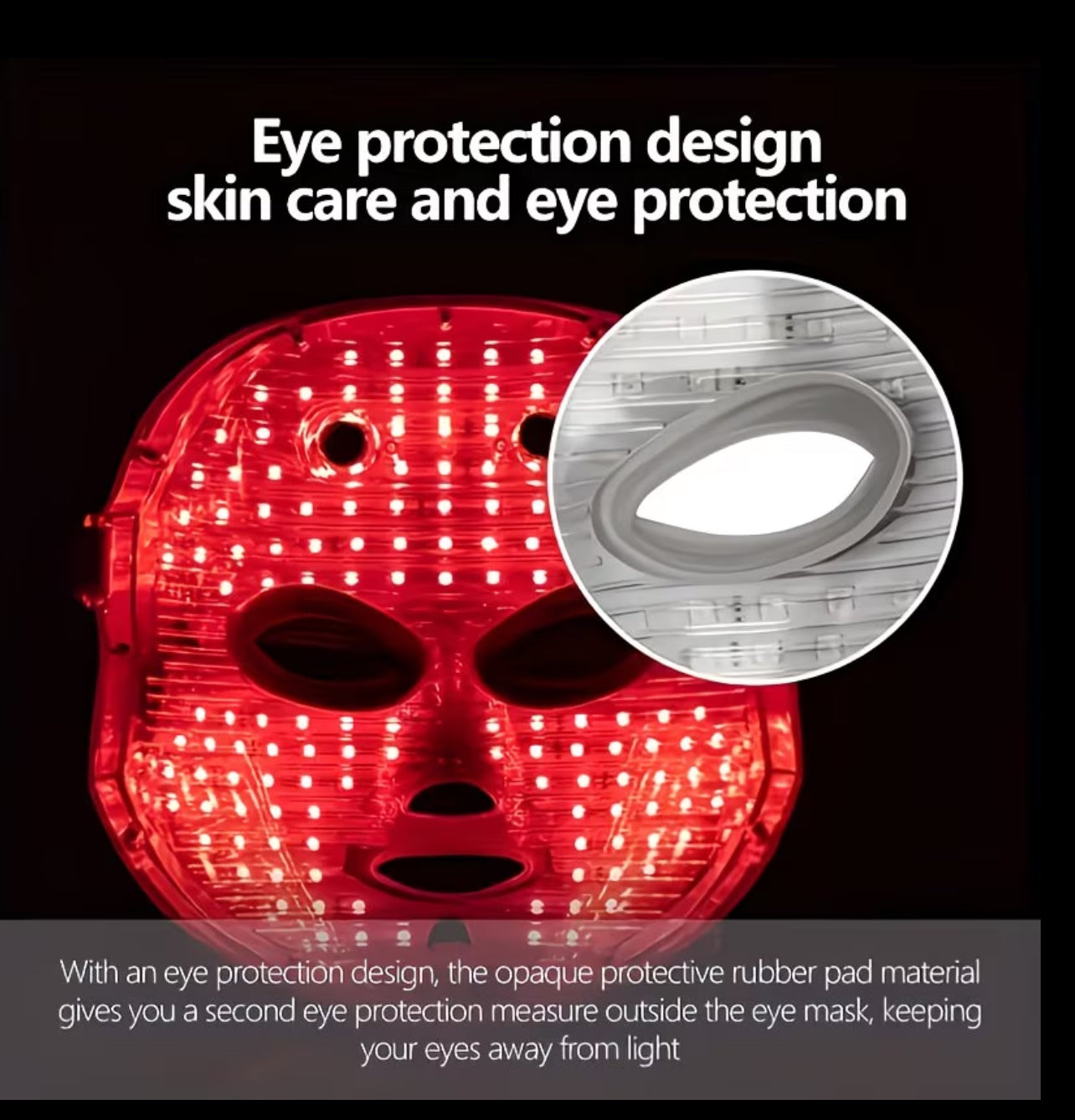 Advanced White LED light therapy mask