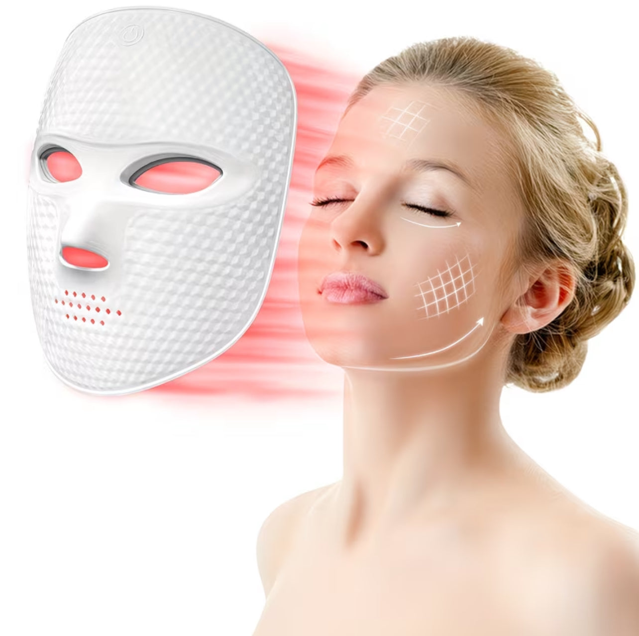 Advanced White LED light therapy mask