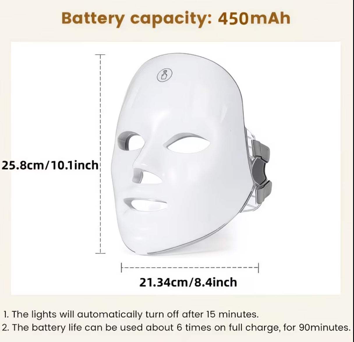 Advanced White LED light therapy mask
