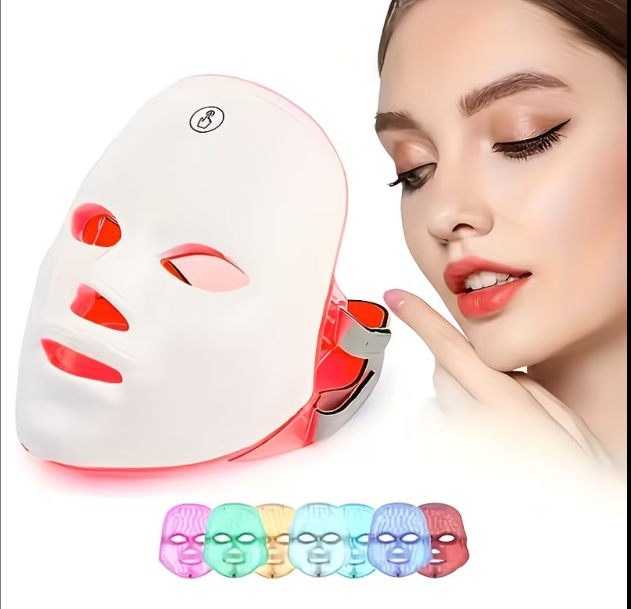 Advanced White LED light therapy mask